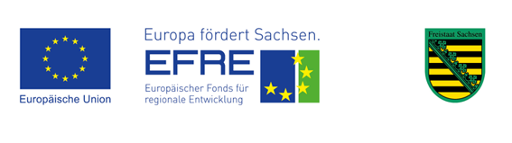 Logo EFRE und Freistaat Sachsen