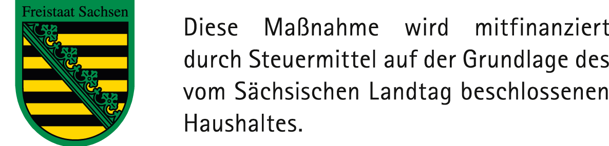 enlarge the image: Logo Freistaates Sachsen