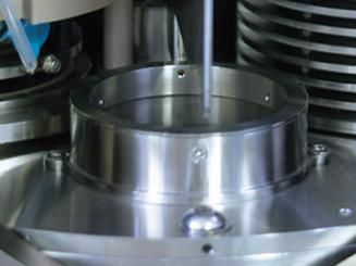 Section of TOF area mass spectrometer.