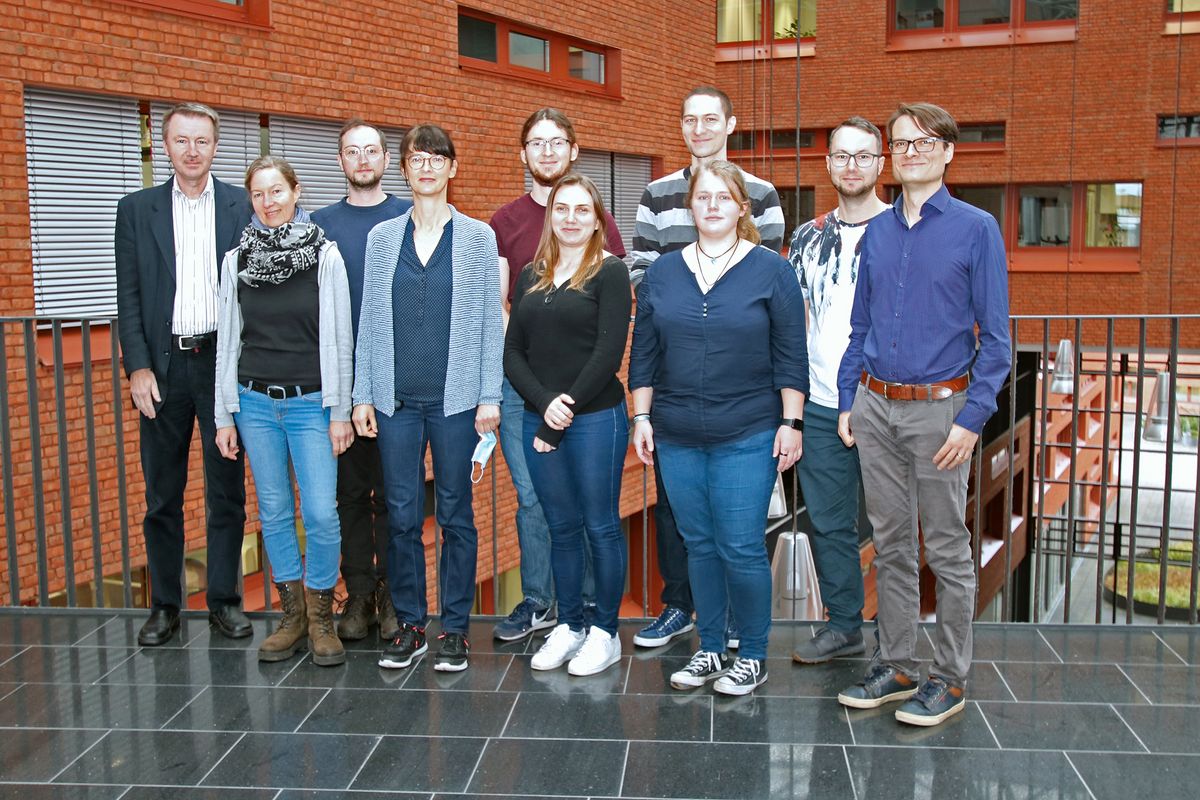 Photo of the Working group of the Chair of Structural Analysis of Biopolymers
