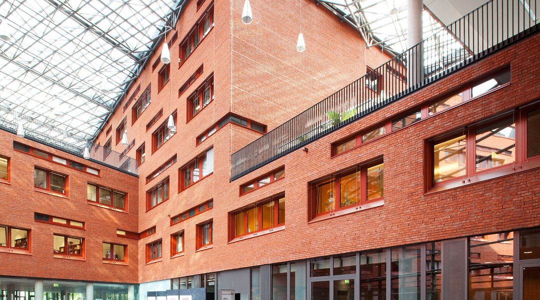 Blick ins Atrium der BIO CITY LEIPZIG